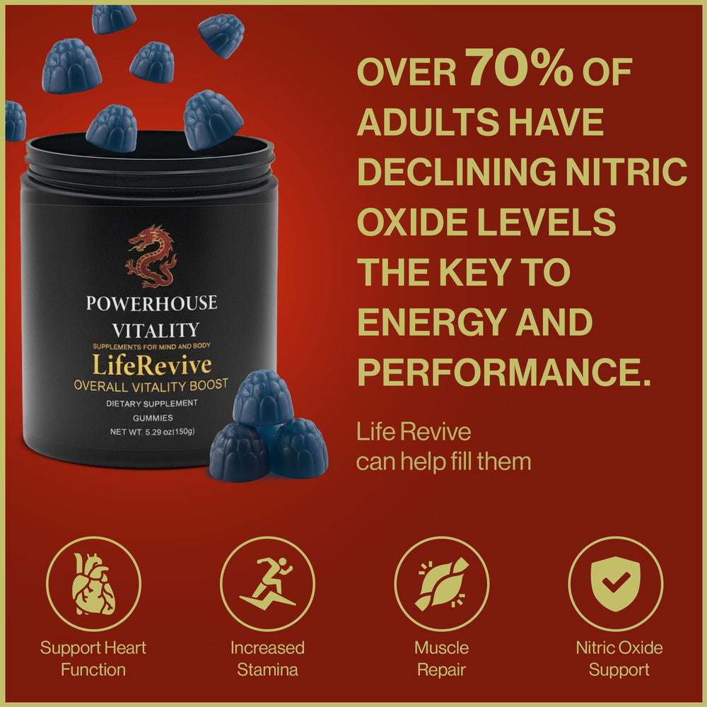 LifeRevive recovery gummies after workouts for balance and comfort