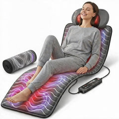 Powermat by Powerfit full body massage mat targets neck and back relief.