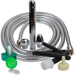 PPELAO shower enema system hose for flexible cleansing in any standard shower.