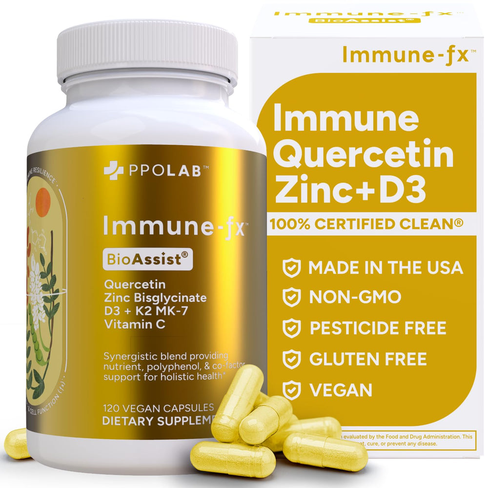 PPO Lab Immune-fx bottle front for daily immune support in one capsule
