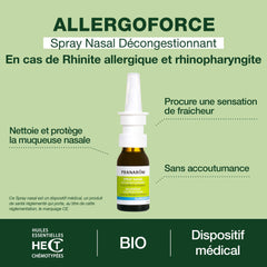 Front view of packaging showing AllergoForce name for daily use.