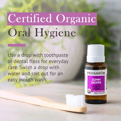 Pranarom Gumm Dropps aroma-scent features peppermint and spice for a soothing breath.
