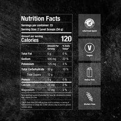 PF60 packaging emphasizes vegan formula and clean ingredients.