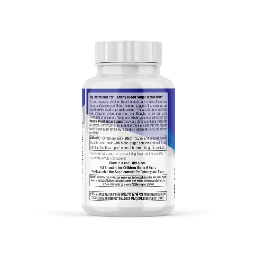 PREDIA Ultimate Blood Sugar capsules close-up showing plant-based ingredients.