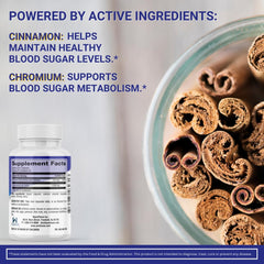 PREDIA Ultimate Blood Sugar ingredient panel explains glucose support details.