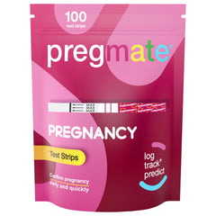 Pregmate 100-count pregnancy test strip for reliable readings
