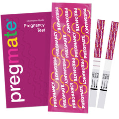 Pregmate quick-result pregnancy test strip for fast readouts