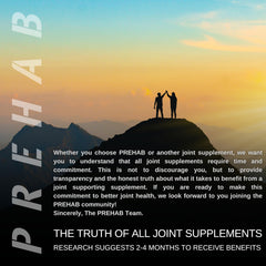 PREHAB produced in a USA GMP facility for reliable quality