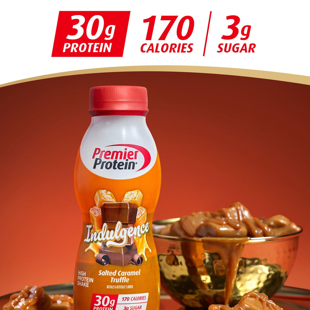 Premier Protein Indulgence ingredients panel highlighting quality components for daily nutrition.