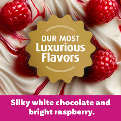 Premier Protein Indulgence Raspberry shake served in glass, dessert-inspired snack