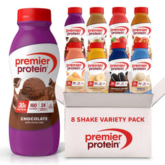 Premier Protein Shake 8 flavor variety pack bottle set for on-the-go protein options