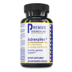 Premier Research Labs AdrenaVen bottle for daily adrenal support.
