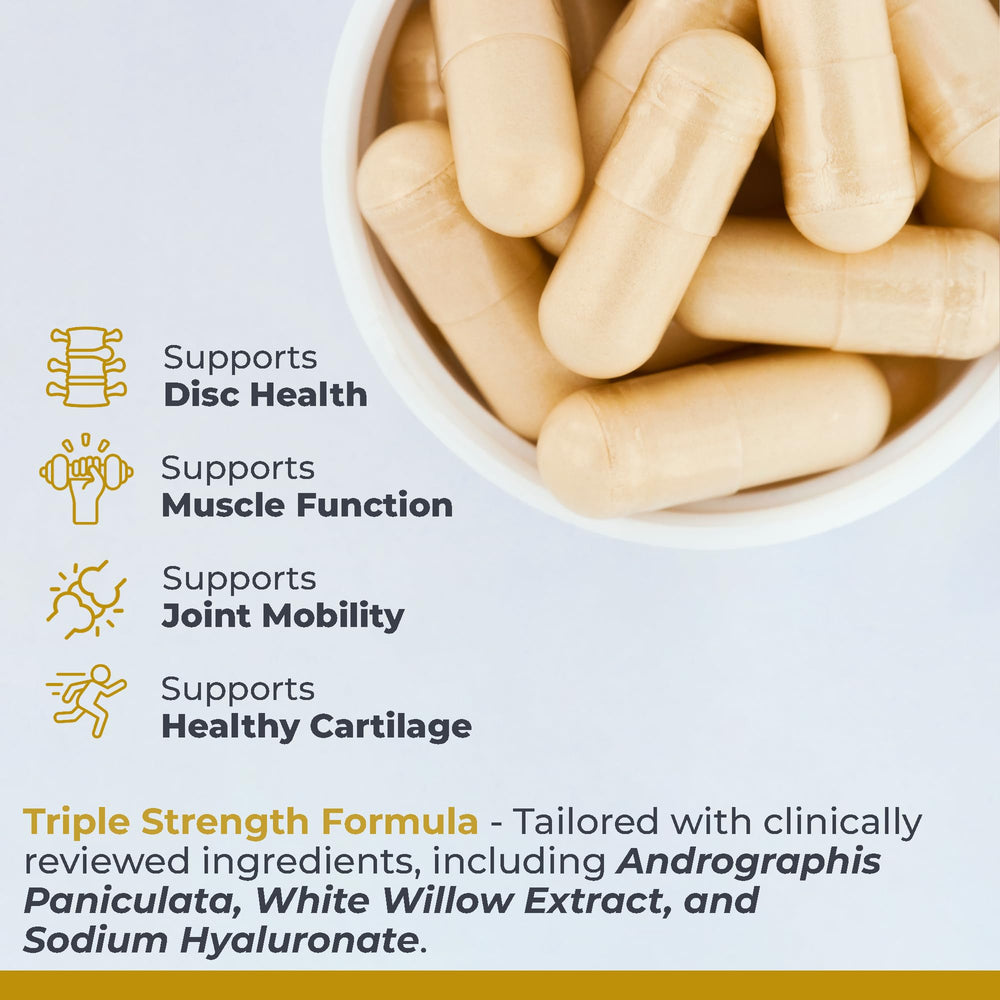 Premier Research Labs advanced formula close-up featuring ParActin and White Willow for joint health support.