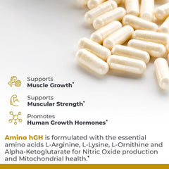 Serving after dinner shot illustrating seven capsules for recovery potential