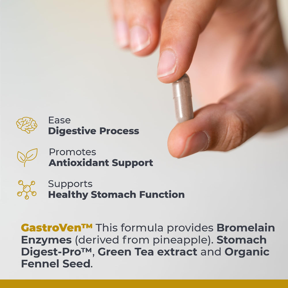 Pineapple bromelain source represented with Premier Research Labs GastroVen