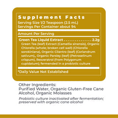 Packaging box for Premier Research Labs Green Tea-ND ready for shelf.