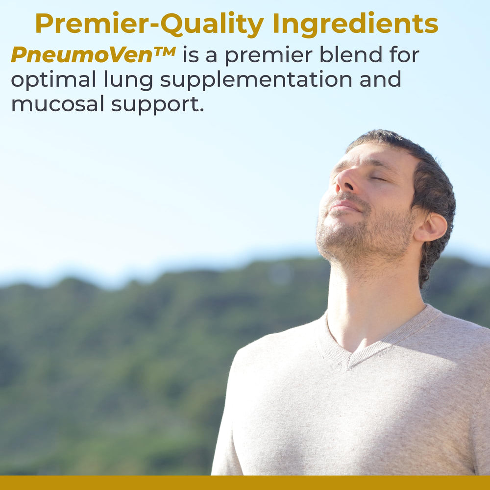 Bromelain source from pineapple in PneumoVen supports natural inflammation response.