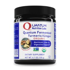 Premier Research Labs Premier Fermented Turmeric Ginger bottle highlighting probiotic blend for daily wellness