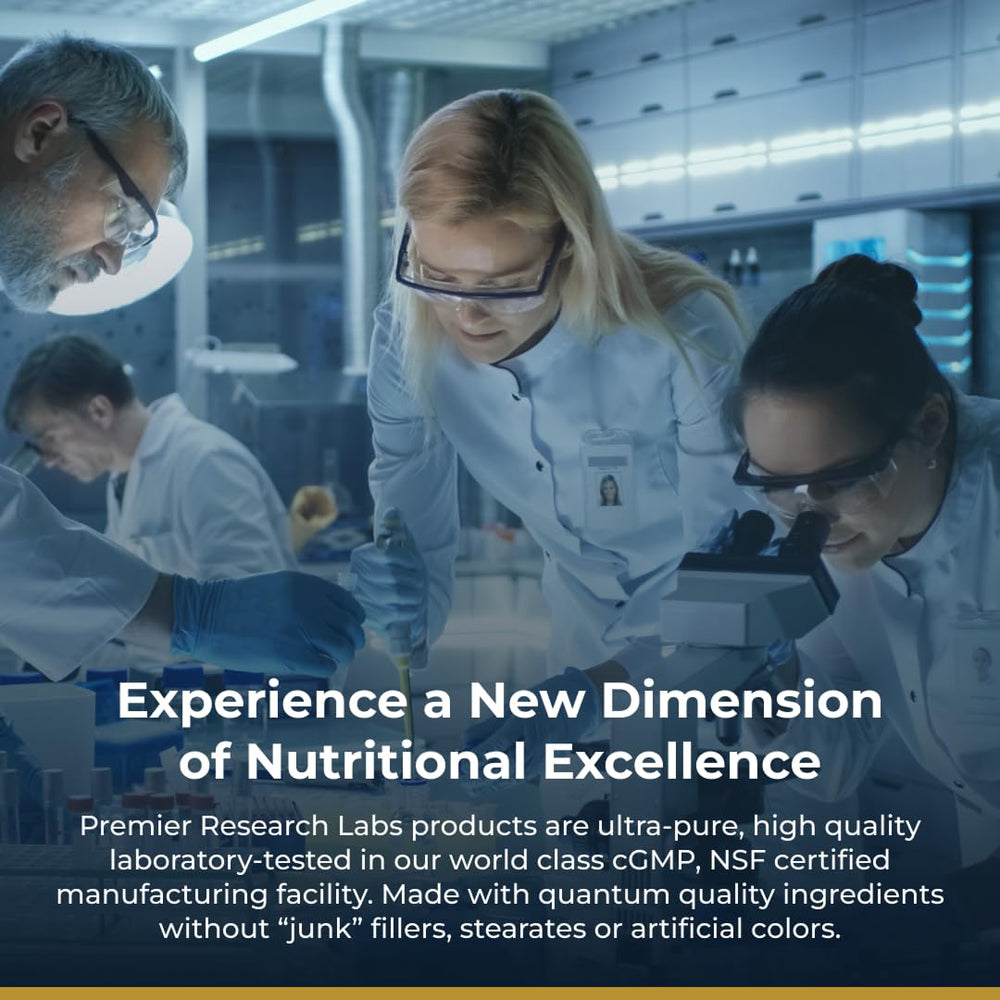 Premier Research Labs vegan D3+K2 packaging wrap display.