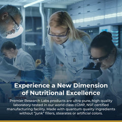 Premier Research Labs vegan D3+K2 packaging wrap display.
