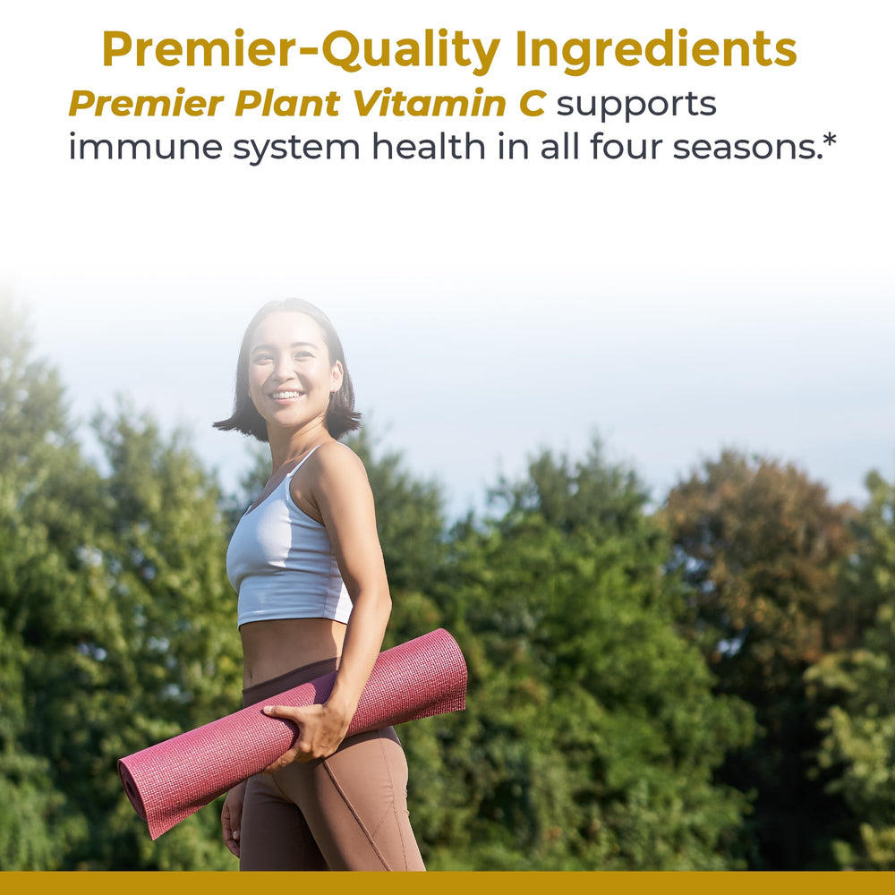 Premier Research Labs Vitamin C with bioflavonoids and rose hips for enhanced absorption.