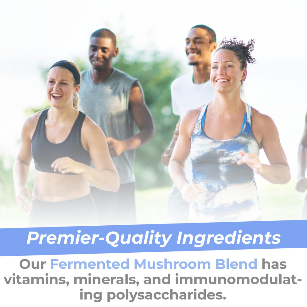 Premier Research Labs fermented mushroom blend digestive support in recipes