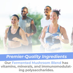 Premier Research Labs fermented mushroom blend digestive support in recipes