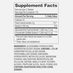 Spring Valley glucosamine tablets daily-dose close-up for mobility