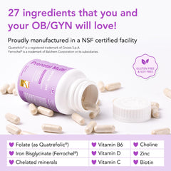 Premom omega-3 DHA softgels highlight high-quality fish oil intake.