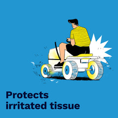 Preparation H helps shrink swollen tissue for more comfortable movement.