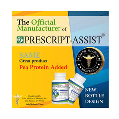 Prescript-Assist label highlights 28 soil probiotic strains for gut balance.