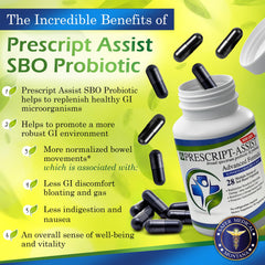 Prescript-Assist seed-protection design illustrating stomach-friendly delivery
