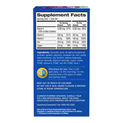 PreserVision AREDS softgels poured into hand for easy dosing.