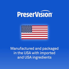 PreserVision AREDS3 bottle on desk with lifestyle setting.