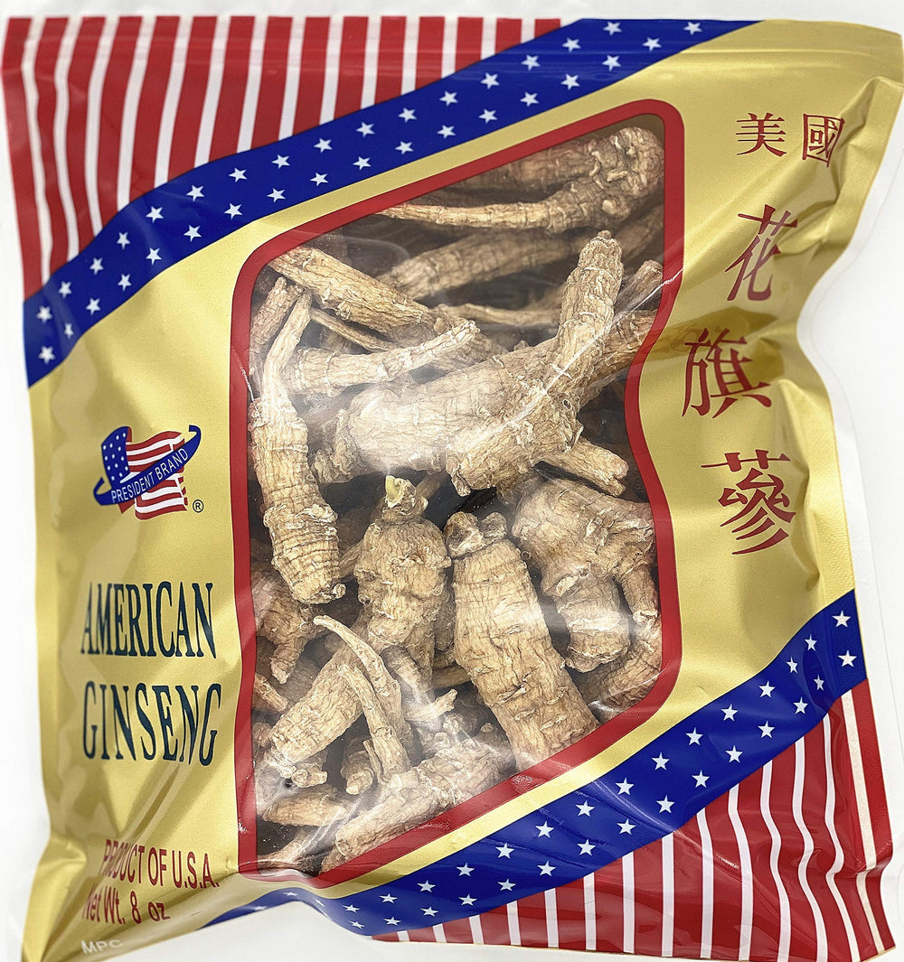 President Brand American ginseng root bag; ideal for daily tea.