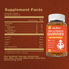 PRETANT vegan gummies daily use showing convenient wellness routine.