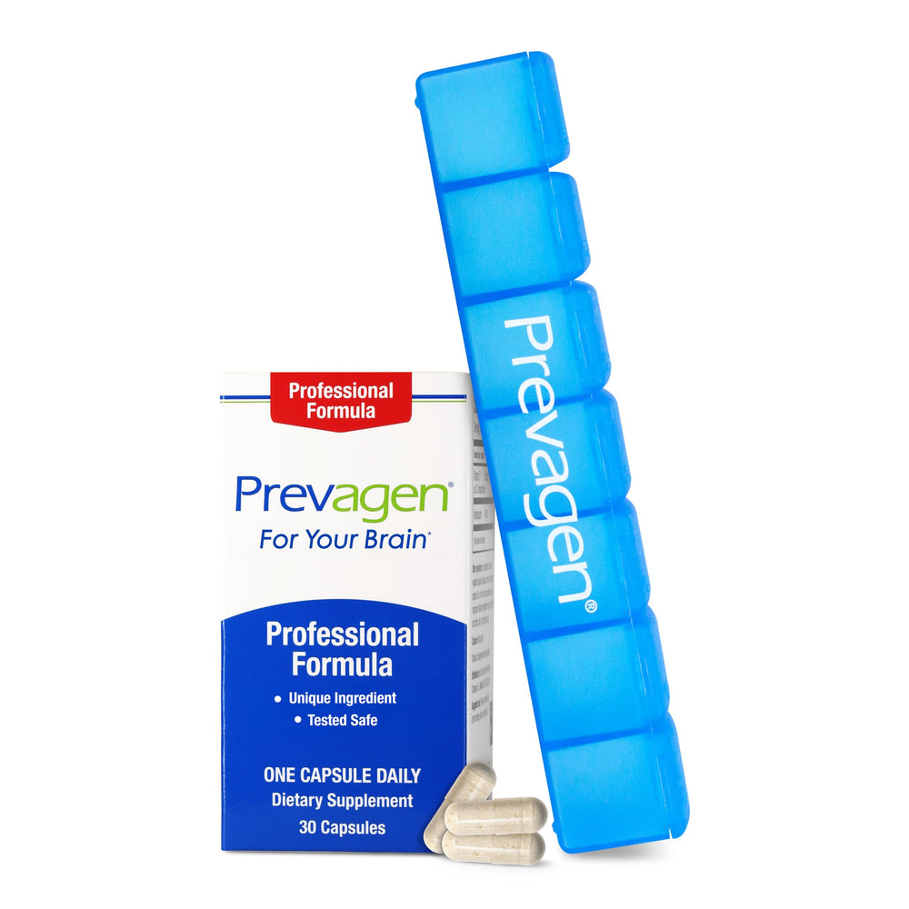 Prevagen Professional Formula bottle with apoaequorin and vitamin D3 for daily use