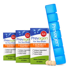 Prevagen Regular Strength orange chewable bottle supports daily wellness with Apoaequorin and Vitamin D3.
