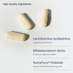 Lifestyle shot of taking PrevInex Probiotic with water after breakfast