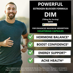 Pride Nutrition E-Block DIM 700mg with BioPerine for absorption.