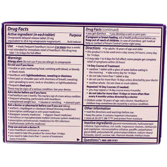 Prilosec OTC scene with tablet being taken for daytime and nighttime relief.