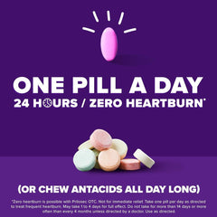 Prilosec OTC Wildberry bottle side view showing compact packaging