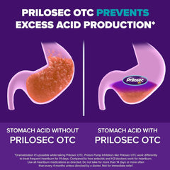 Two bottle pack of Prilosec OTC Wildberry for ongoing use
