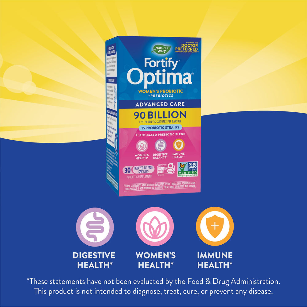 Daily dose of Nature's Way Primadophilus Optima Women in vegetarian capsules