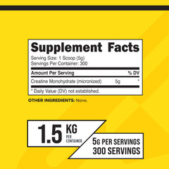 Close-up of Primaforce Creatine Monohydrate powder showing fine micronized texture.