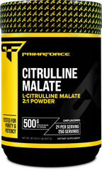 PrimaForce L-Citrulline Malate powder bottle for daily training support.