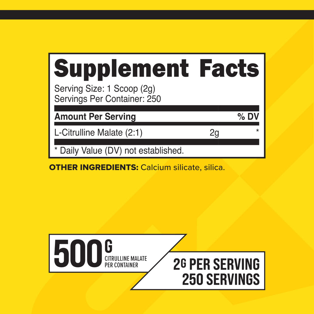 PrimaForce L-Citrulline Malate powder scoop demonstrates convenient workout serving.