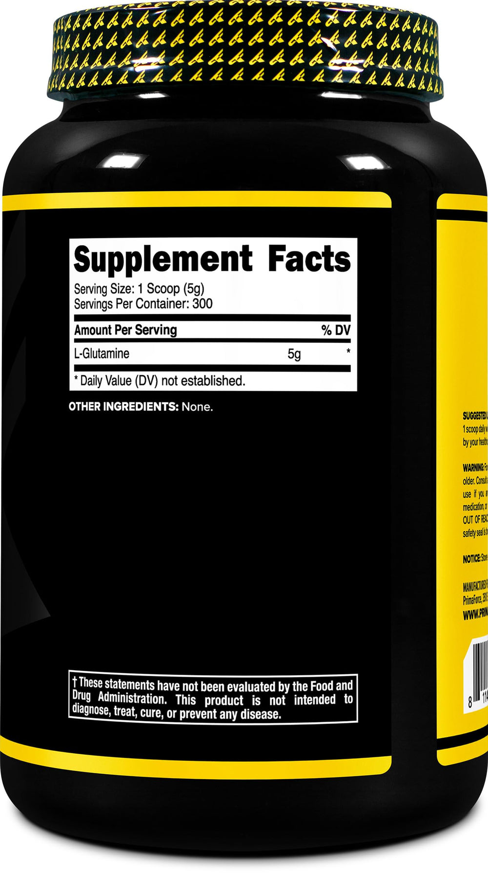 Facility certifications for Primaforce, including NSF, GMP, and FDA registration.