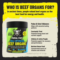 PRIMAL FURY manufactured in USA facility with third-party testing.