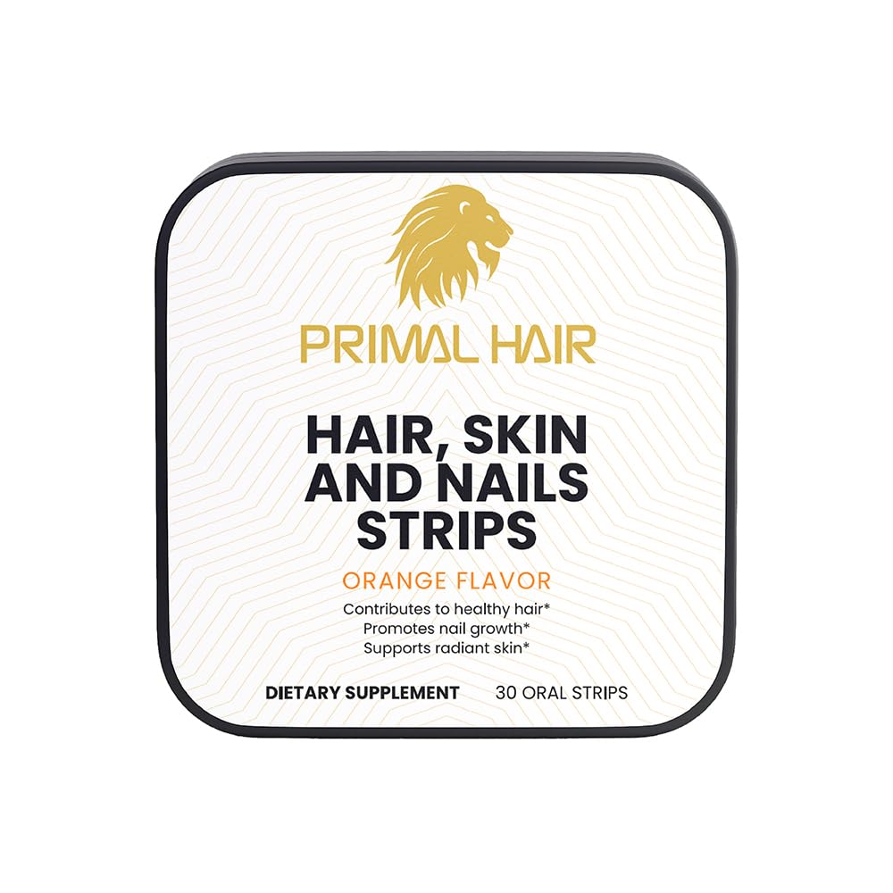 PRIMAL HAIR Front of 30 strips pack showing quantity.